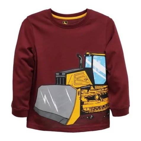 John Deere Boy’s Shirt Long Sleeve Wrap Around Bulldozer - Clearance