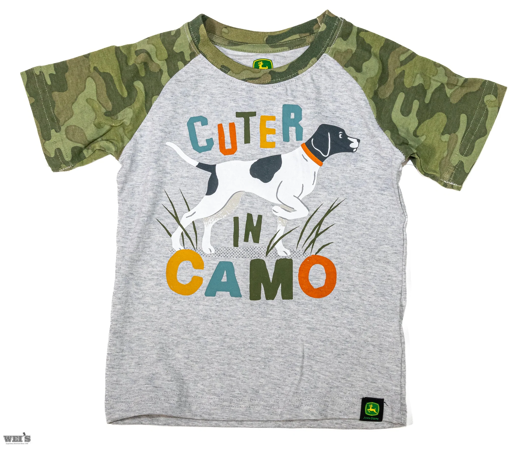 John Deere Cuter In Camo Shirt -Clearance