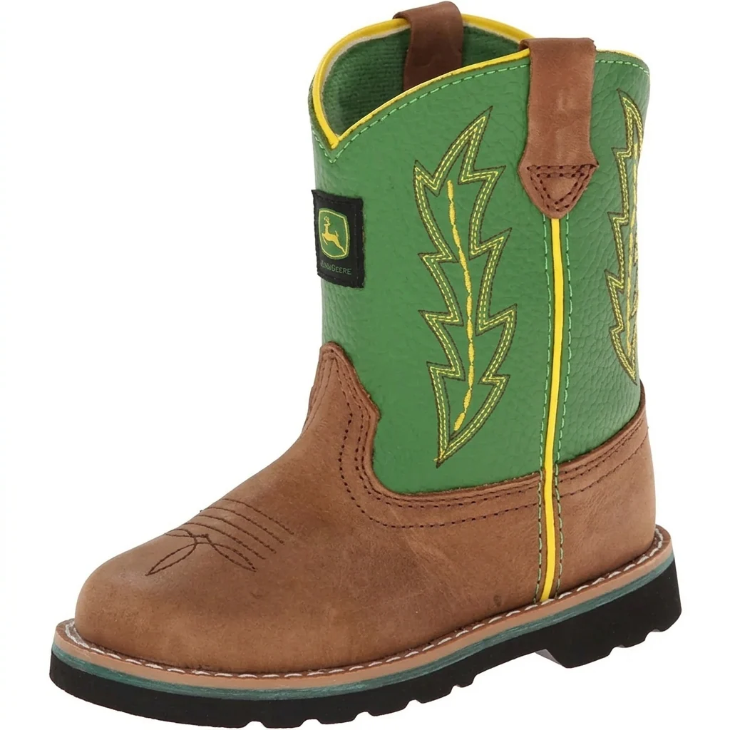 John Deere Classic Western Pull-On Boot Kid's - Image 2
