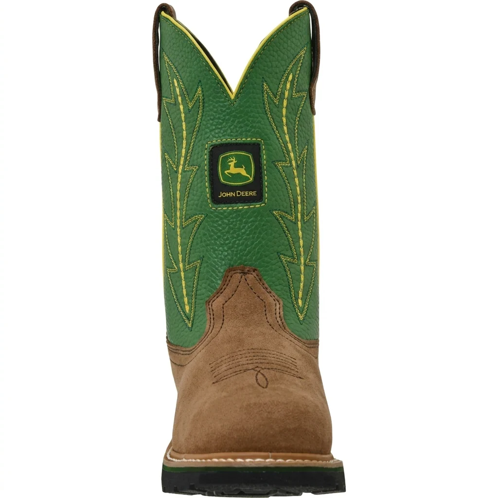 John Deere Classic Western Pull-On Boot Kid's - Image 4