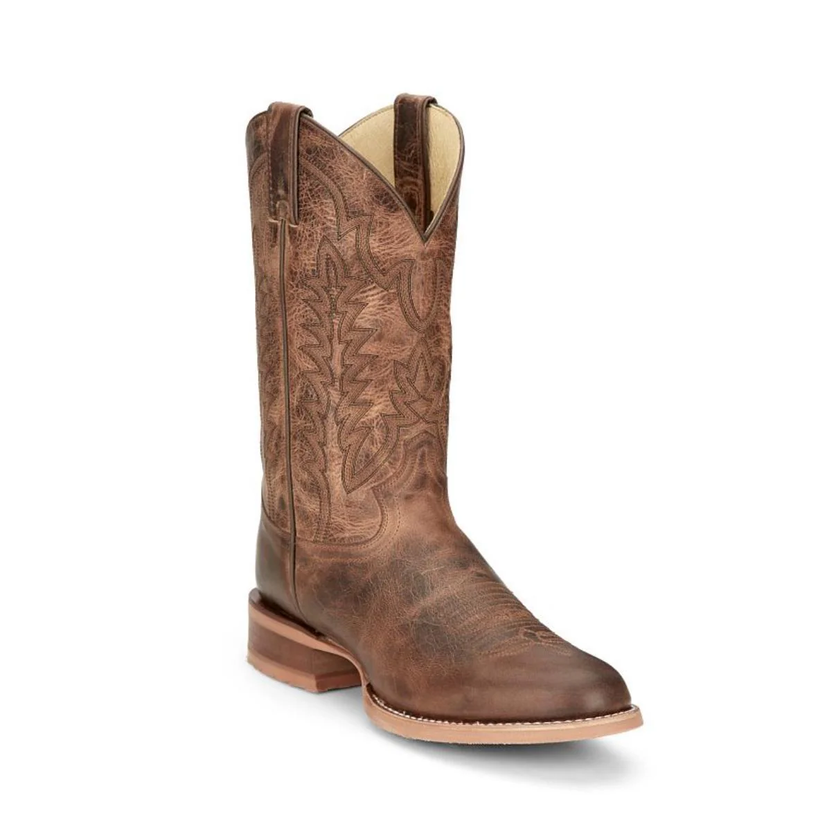 Justin Men's 12" Clanton Western Boots Khaki - Image 2