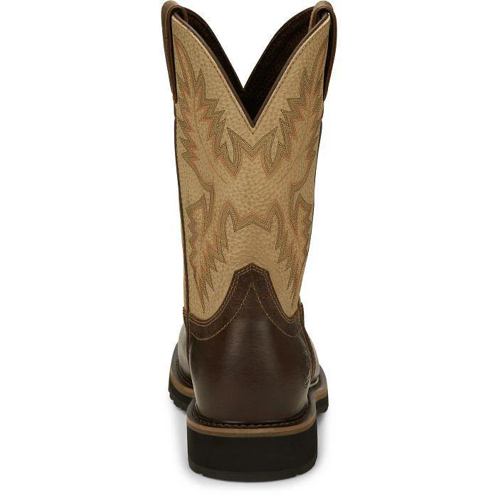 Justin Men's Superintendent 11" Soft Toe Work Boot - Image 2