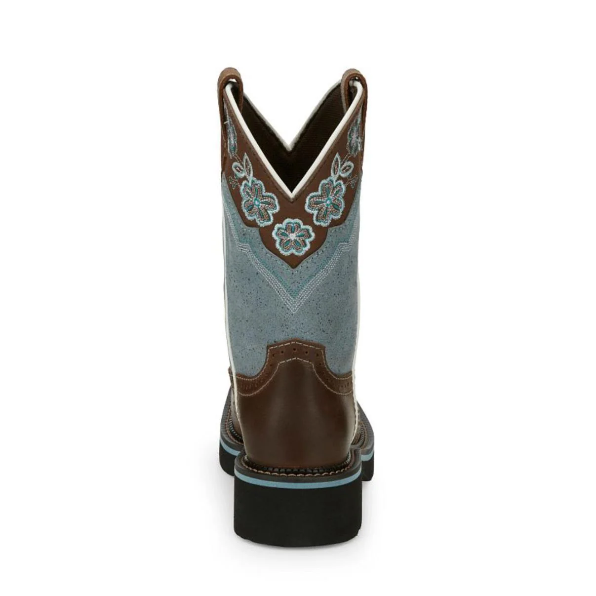 Justin Women's 11" Starlina Western Boot Brown - Image 3