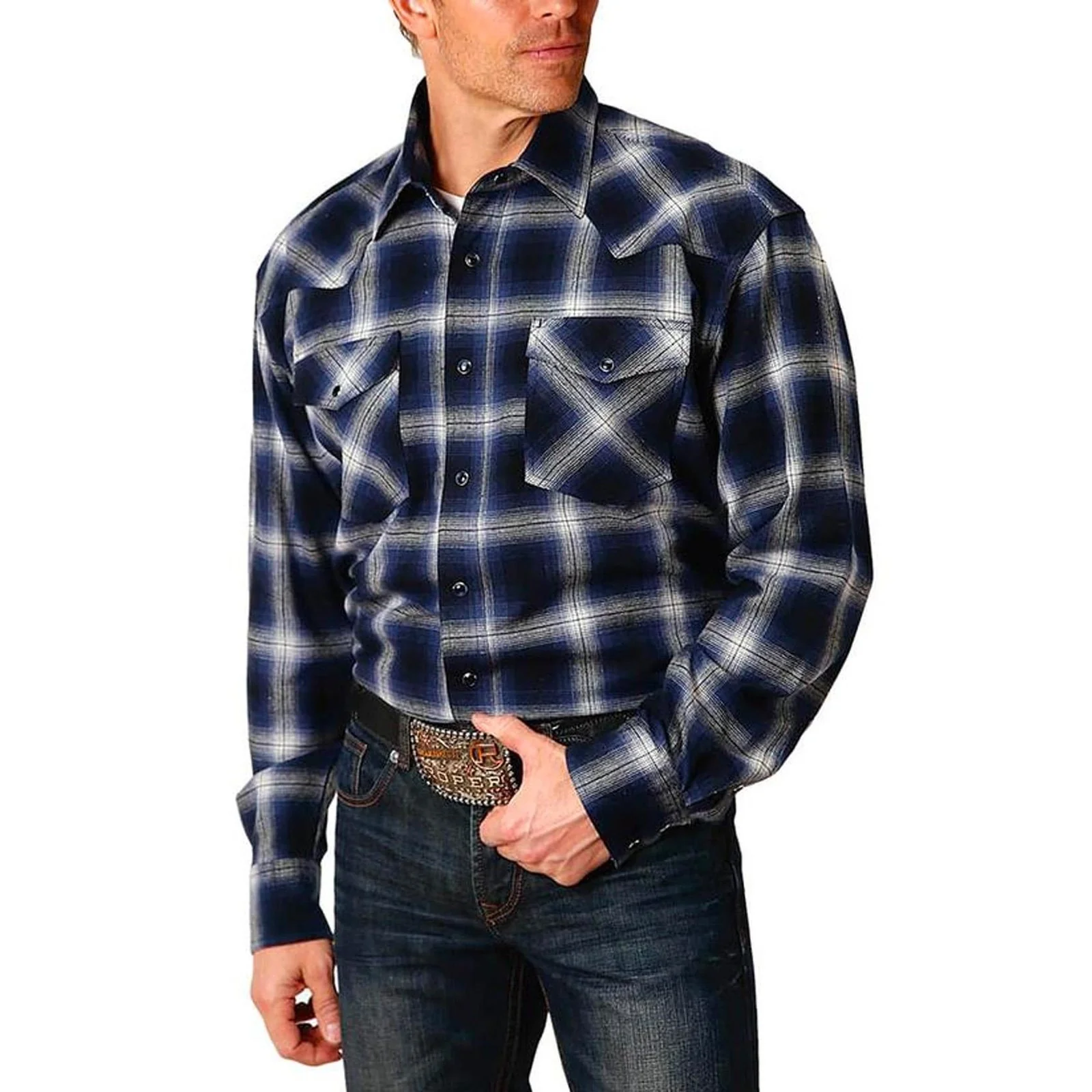 Karman Roper 1637 Unlined Flannel Shirt AS - Image 14