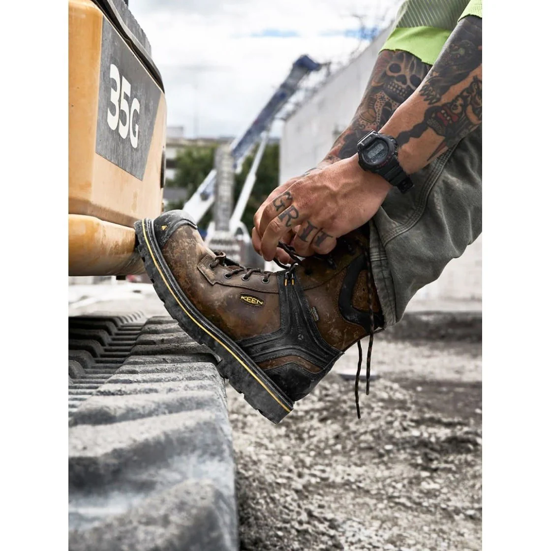 Keen Men's Work Boots 8" Abitibi II CSA Waterproof Carbon-Fibre Toe - Image 5