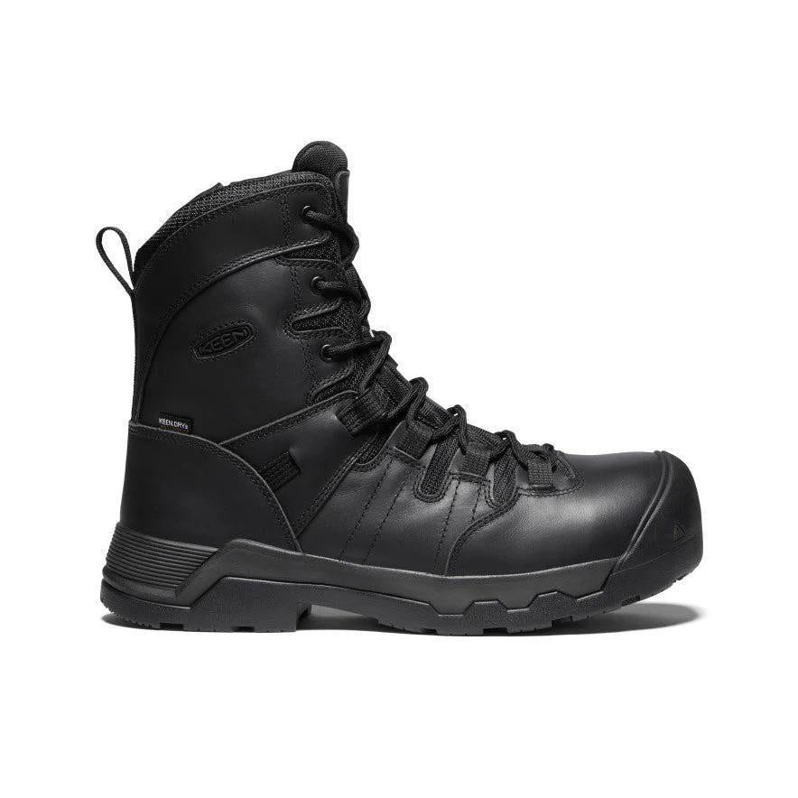 Keen Men's CSA Oshawa+ 8" Side Zip Waterproof Boot (Carbon Toe)