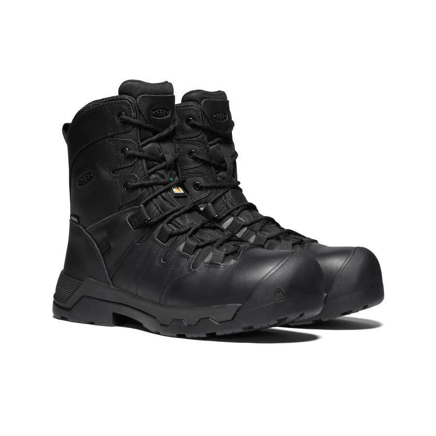 Keen Men's CSA Oshawa+ 8" Side Zip Waterproof Boot (Carbon Toe) - Image 2