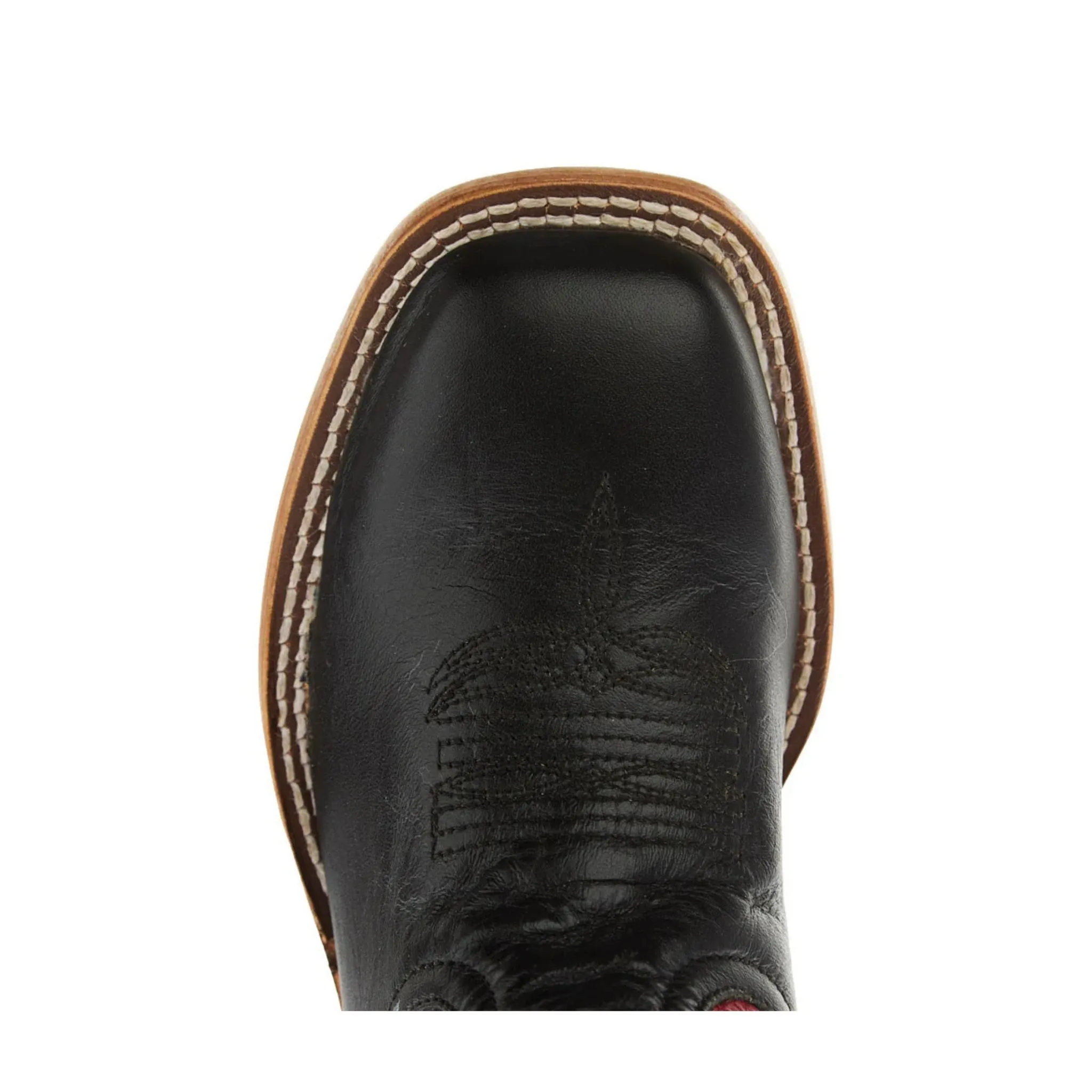 Kid's Horse Power Cowboy Boot Red w/ Black - Image 3