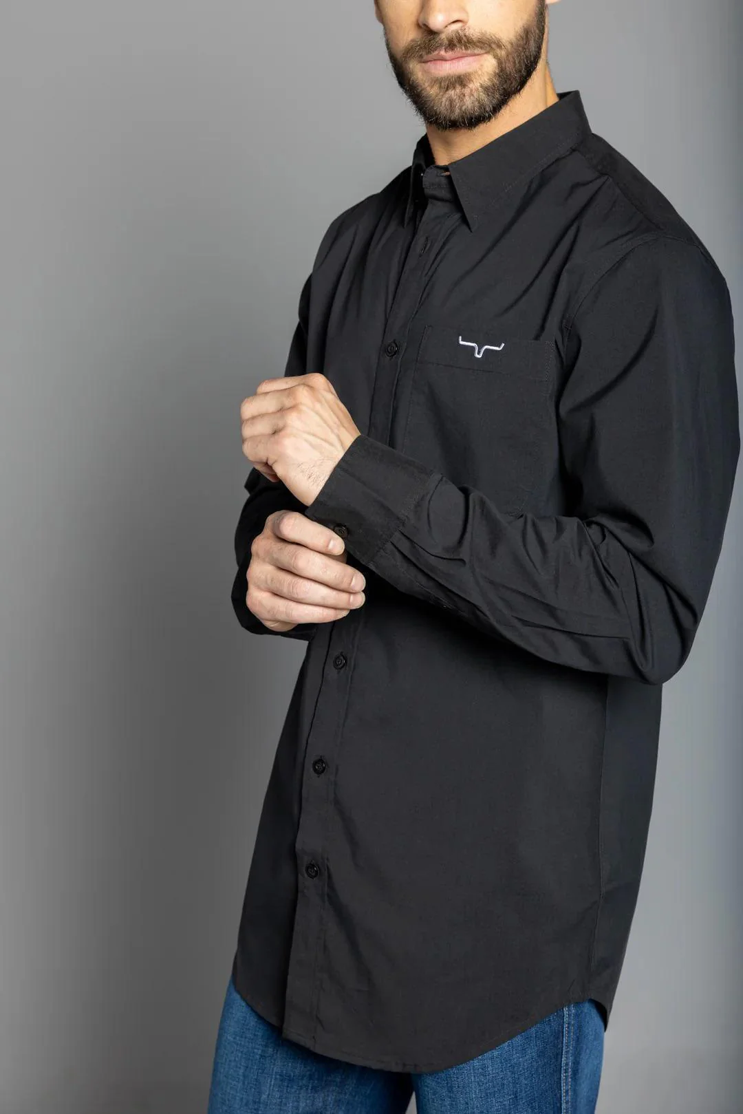 Kimes Ranch Men's Team Long Sleeve Dress Shirt - Image 6