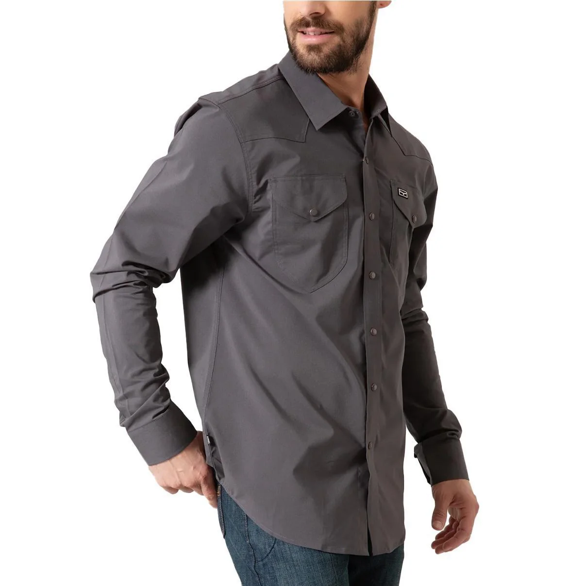 Kimes Ranch Men's Dress Shirt Blackout - Image 2