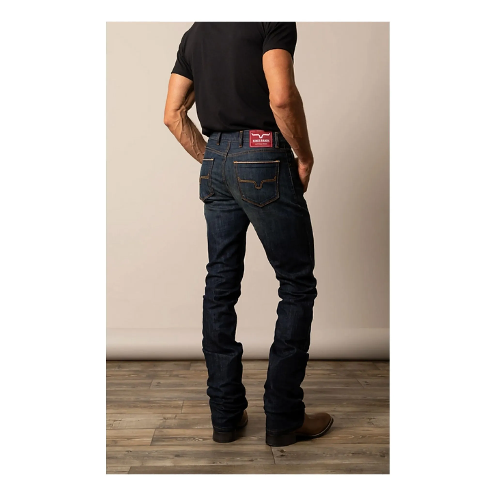 Kimes Ranch Men's Jeans Roger Low Rise, Slim Fit, Boot Cut - Image 3