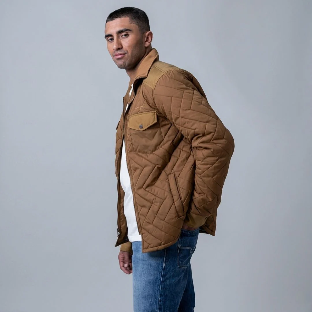 Kimes Ranch Skink Quilted Nylon Flannel-Lined Jacket Men's - Image 10