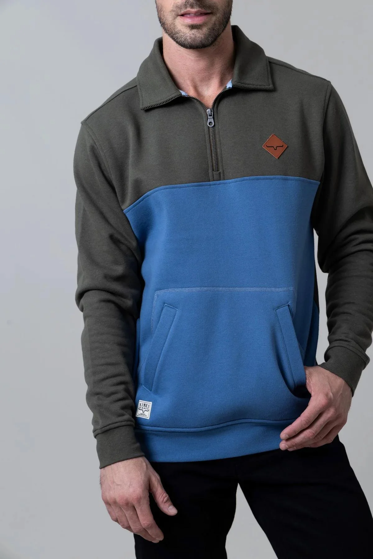 Kimes Ranch Men's Diamond Head Quarter Zip Sweatshirt - Image 10