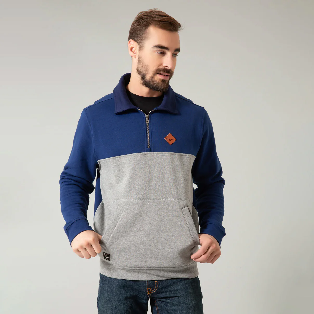 Kimes Ranch Men's Diamond Head Quarter Zip Sweatshirt - Image 7