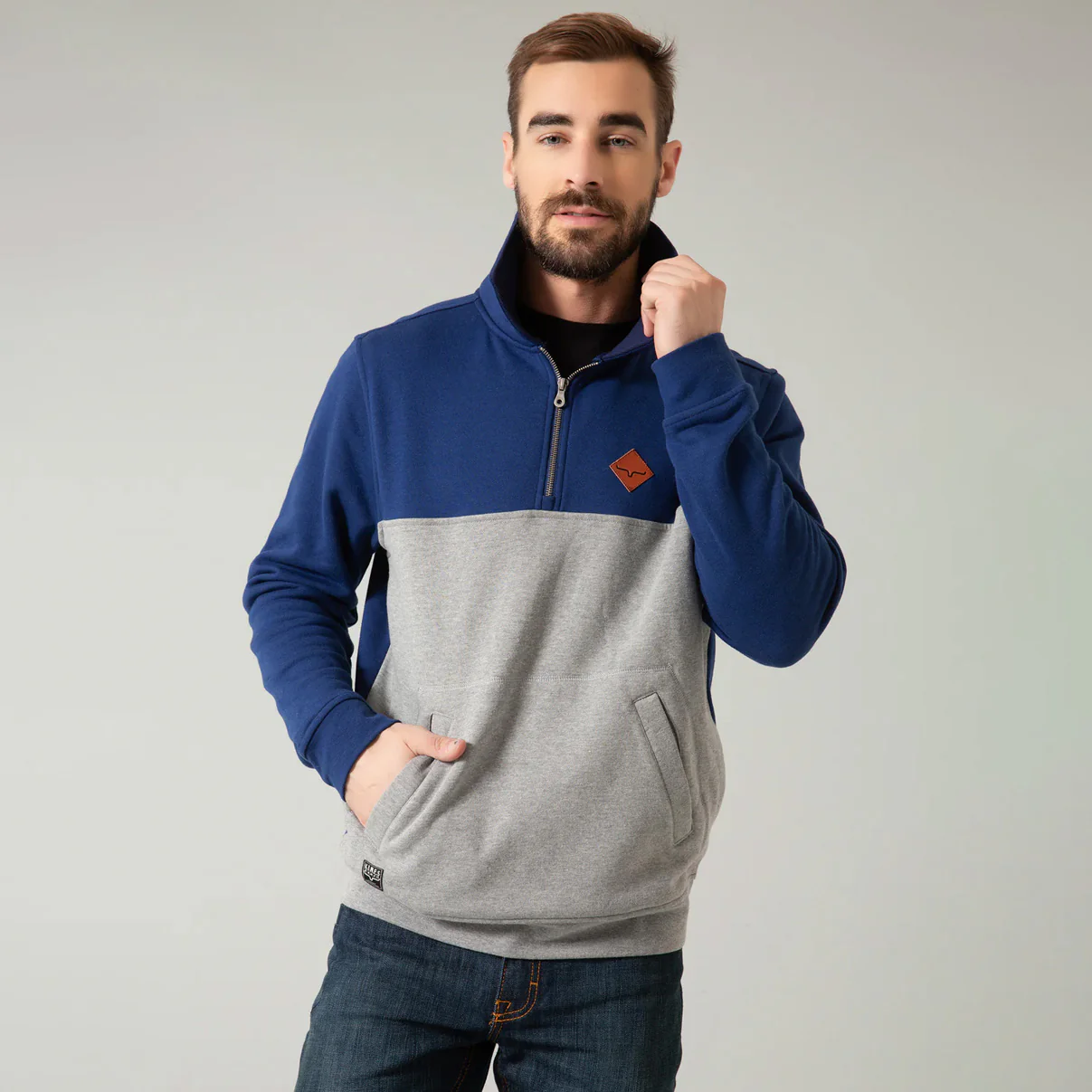 Kimes Ranch Men's Diamond Head Quarter Zip Sweatshirt - Image 8