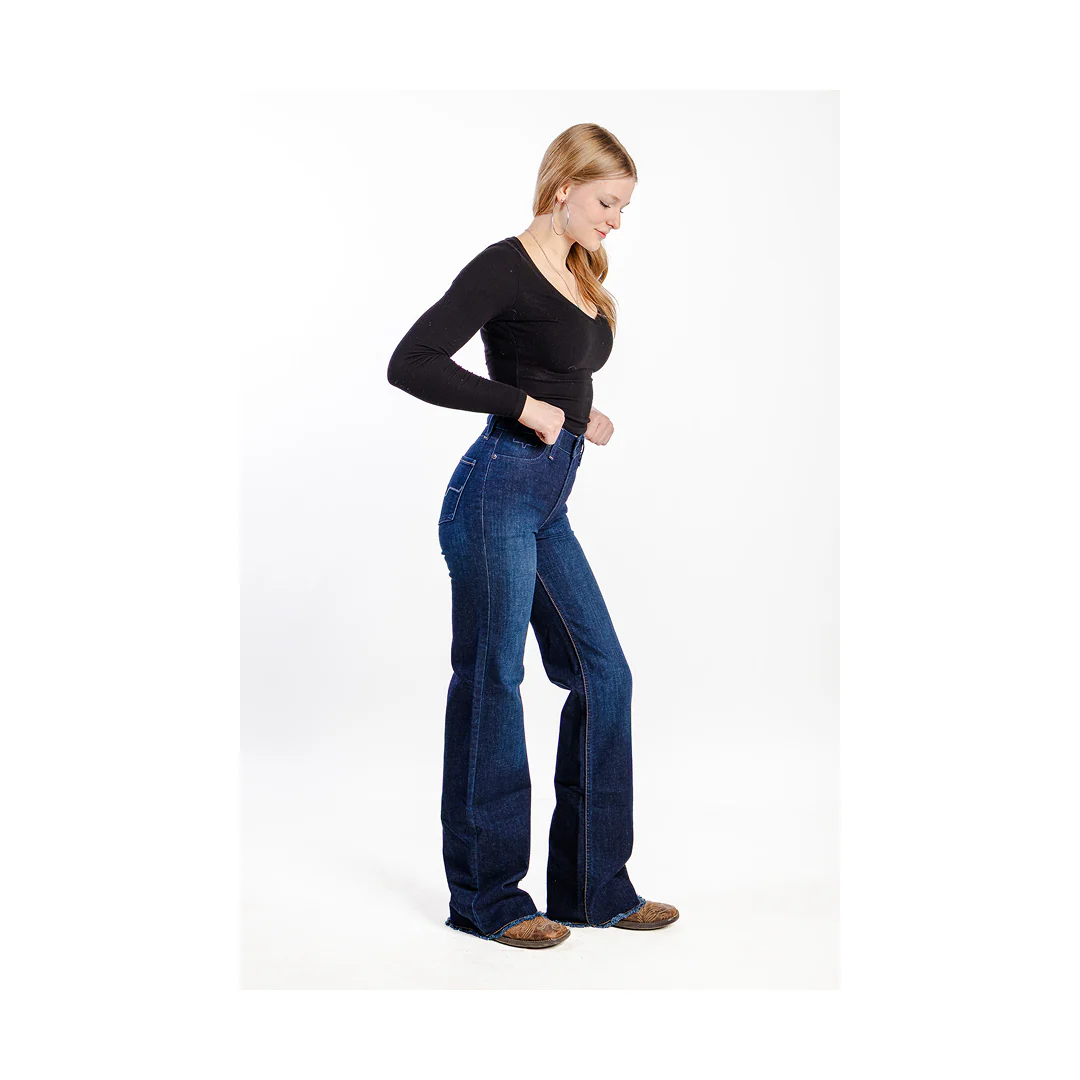 Kimes Ranch Olivia Wide Leg High-Rise Jean Dark Wash Women's