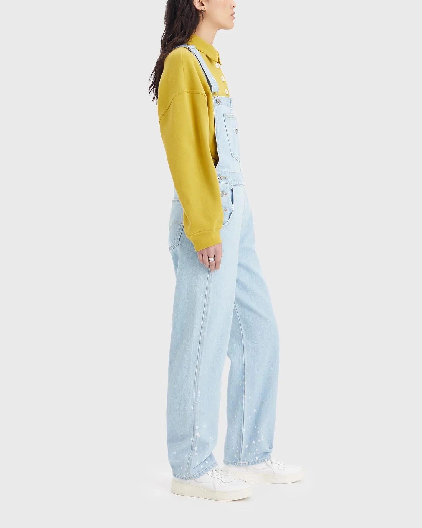 Levi's Ladies Vintage Overall In Light Blue - Image 2