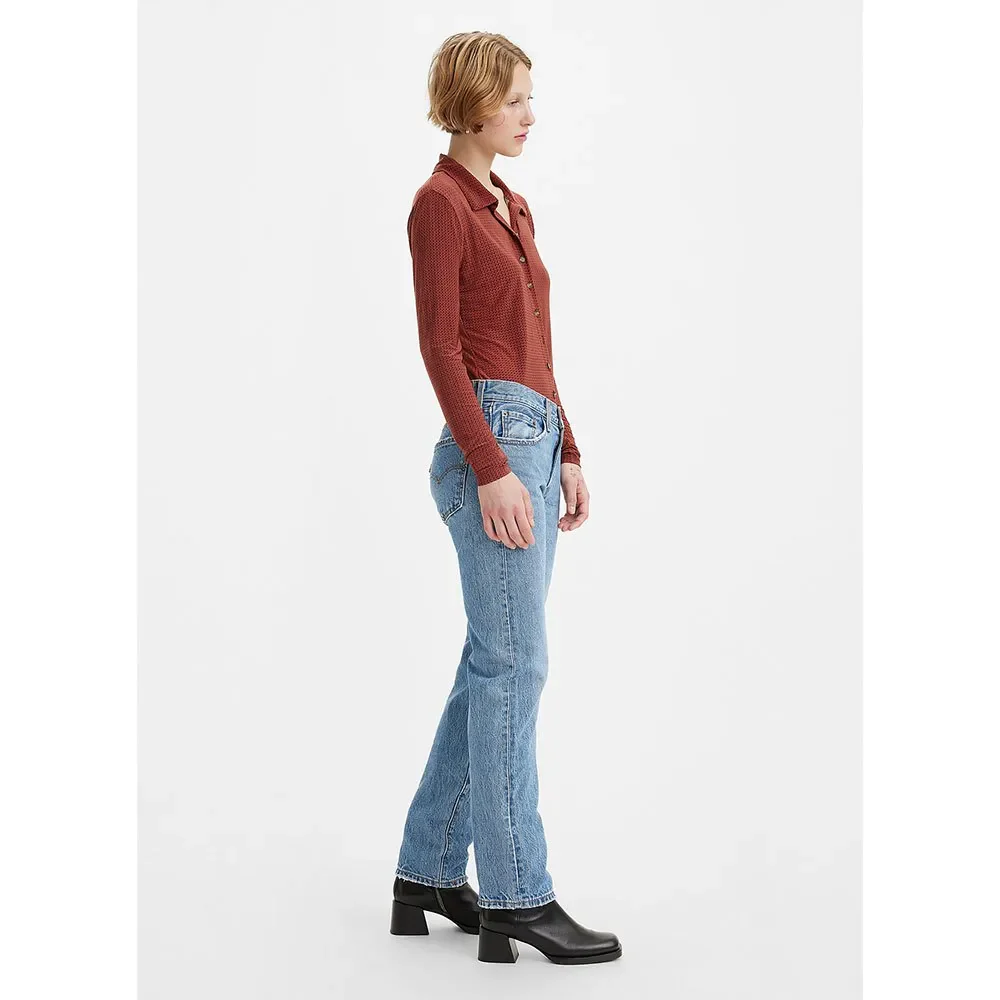 Levi Women's Jeans Middy Straight Leg - Image 3