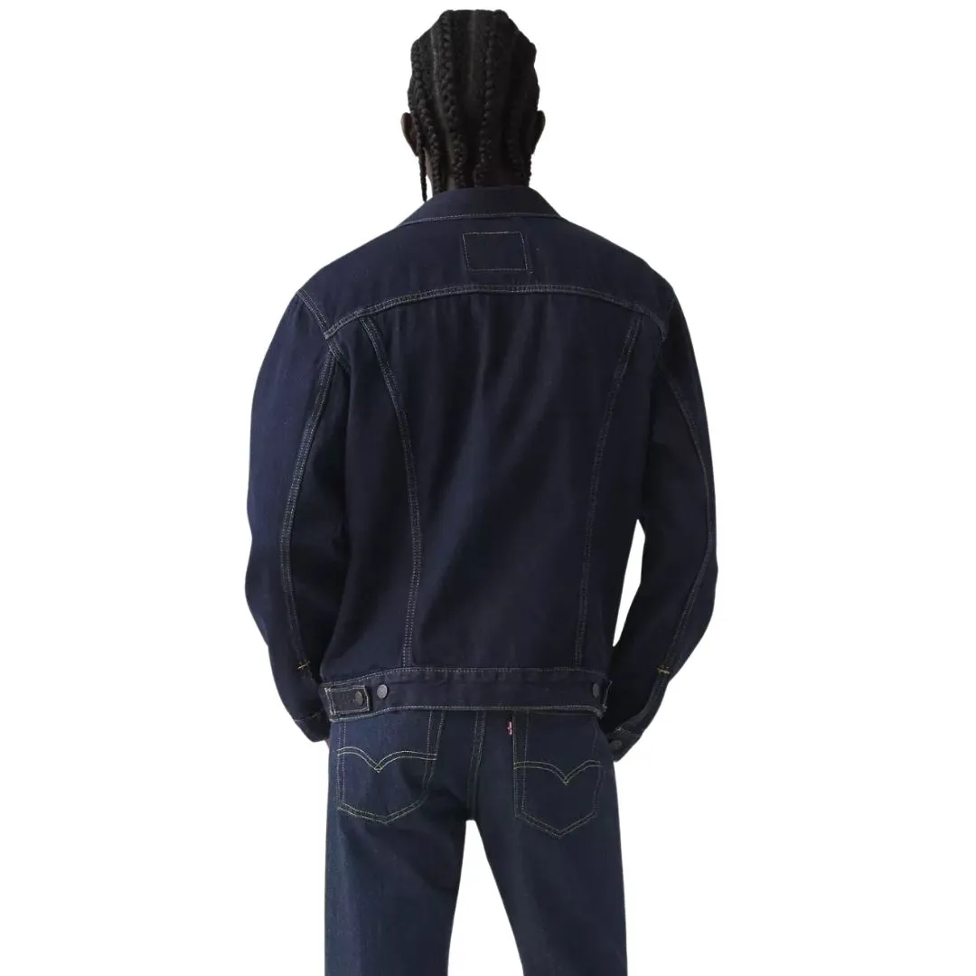 Levi's Men's Dark Wash Trucker Jacket - Image 2