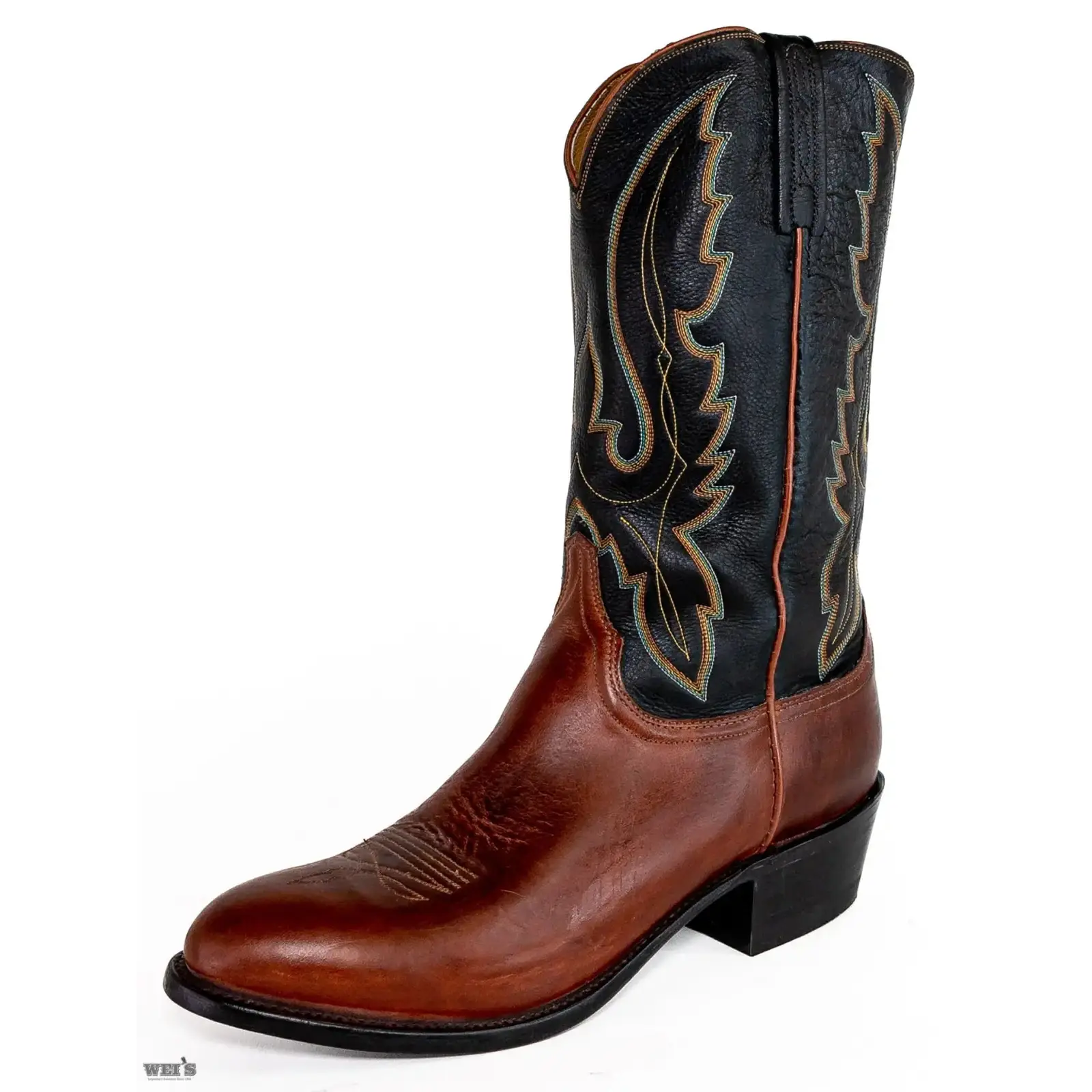 Lucchese 1883 Men's Cowboy Boots 13" Calfskin 2-Toned - Image 3