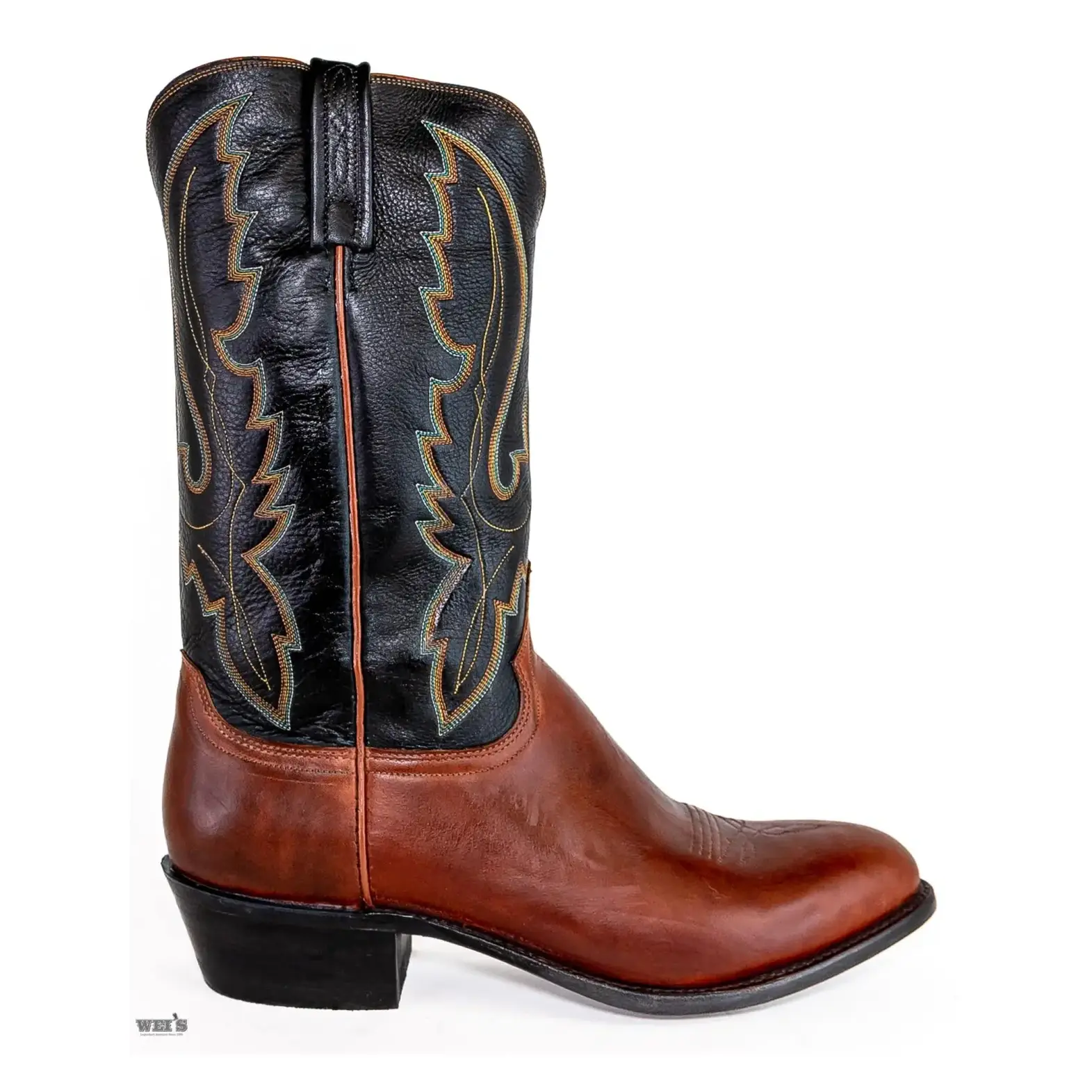 Lucchese 1883 Men's Cowboy Boots 13" Calfskin 2-Toned - Image 4