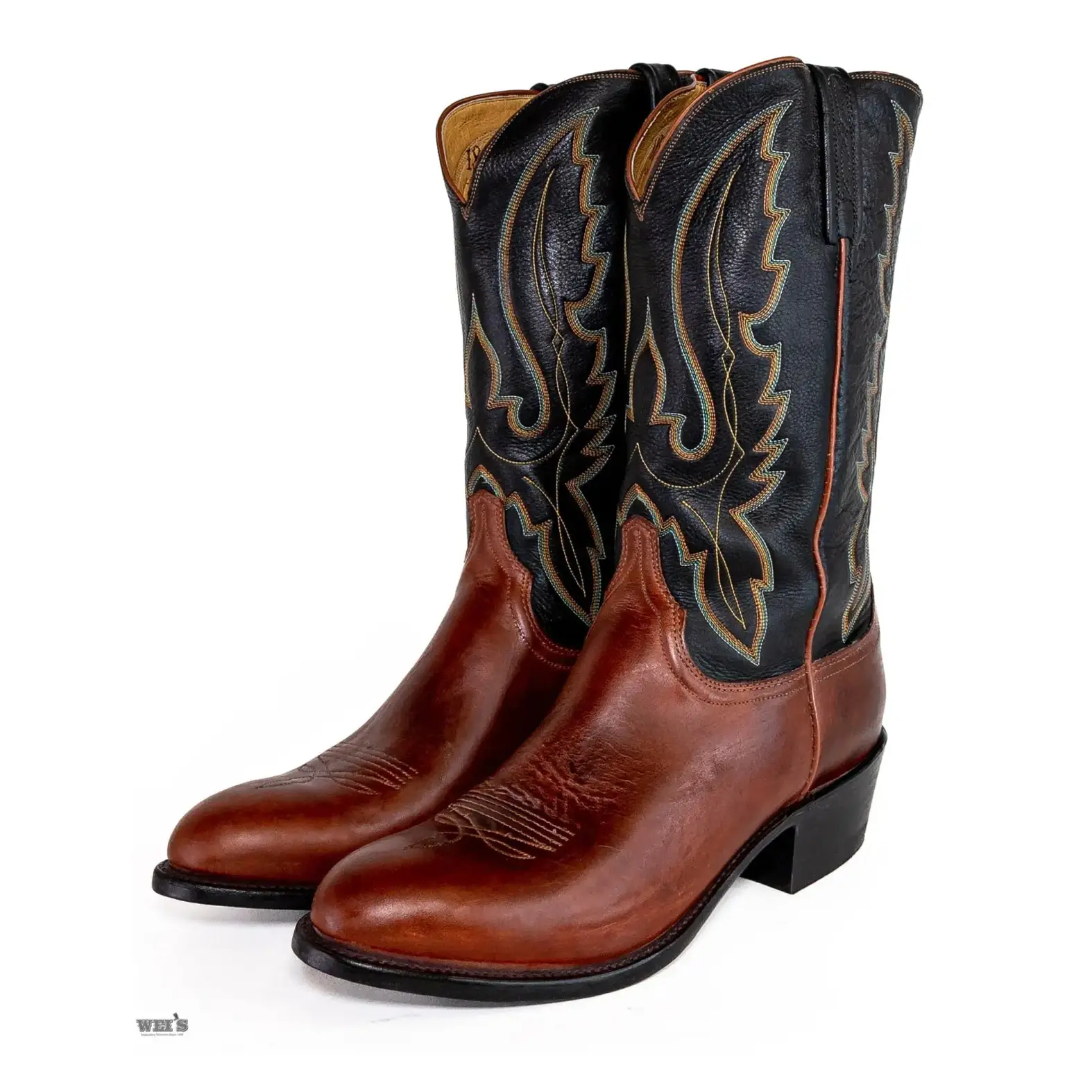 Lucchese 1883 Men's Cowboy Boots 13" Calfskin 2-Toned - Image 5
