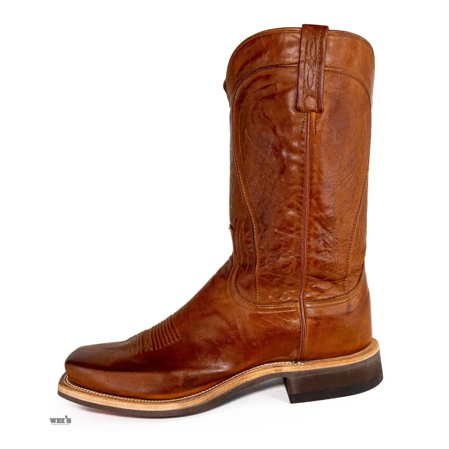 Lucchese 1883 Men's Cowboy Boots 13" Calfskin - Image 4