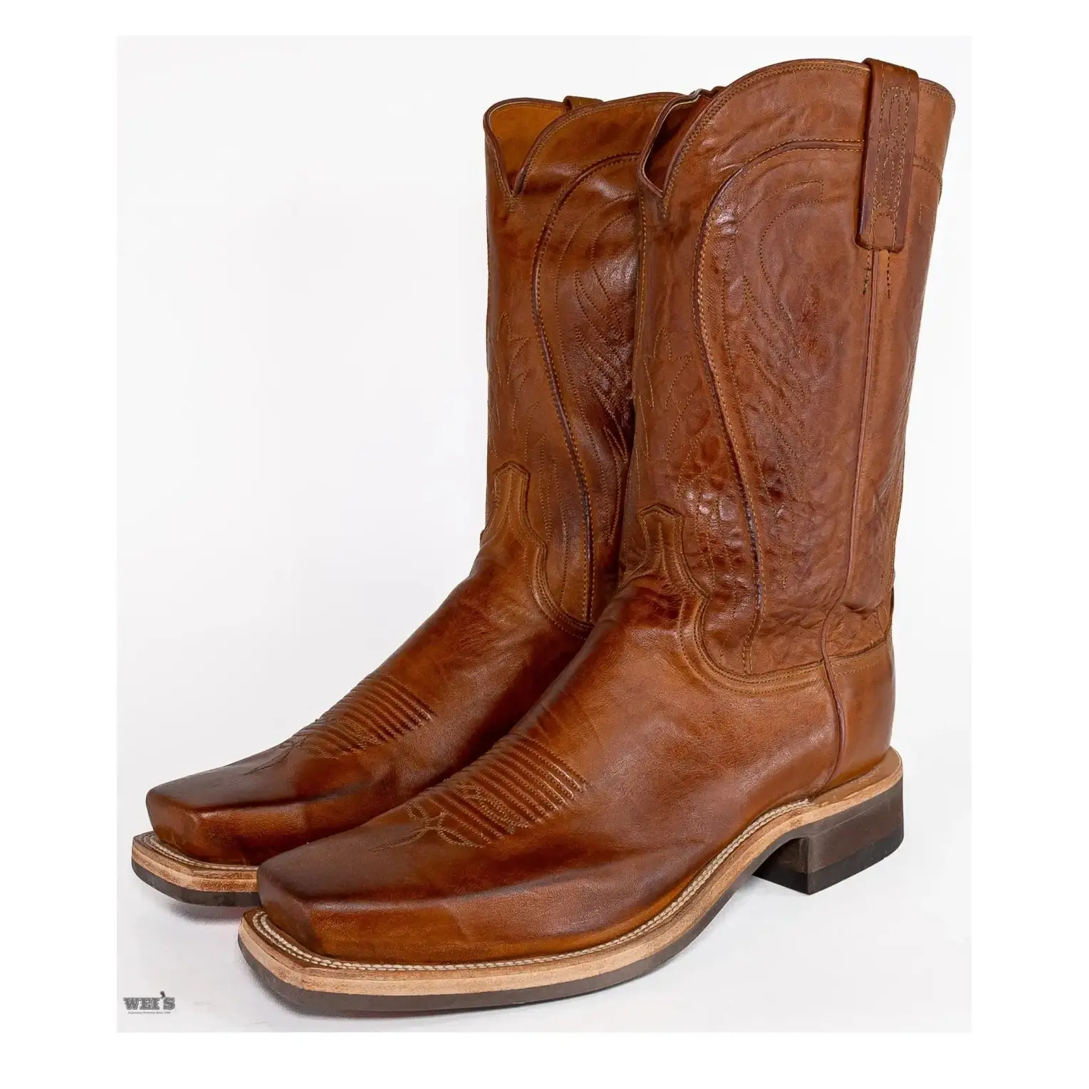 Lucchese 1883 Men's Cowboy Boots 13" Calfskin - Image 5