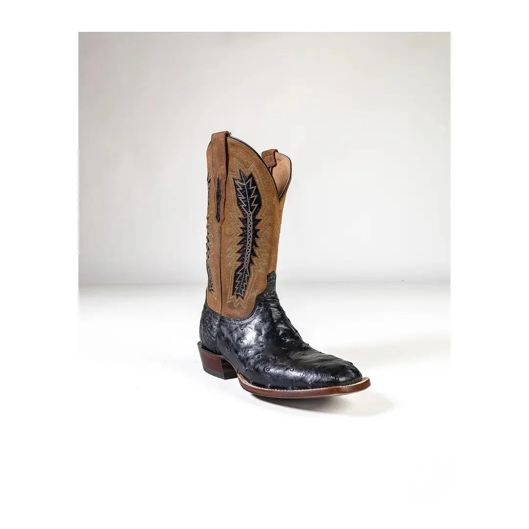Lucchese Men's Full Quill Ostrich Exotic Cowboy Boot Roscoe - Image 2