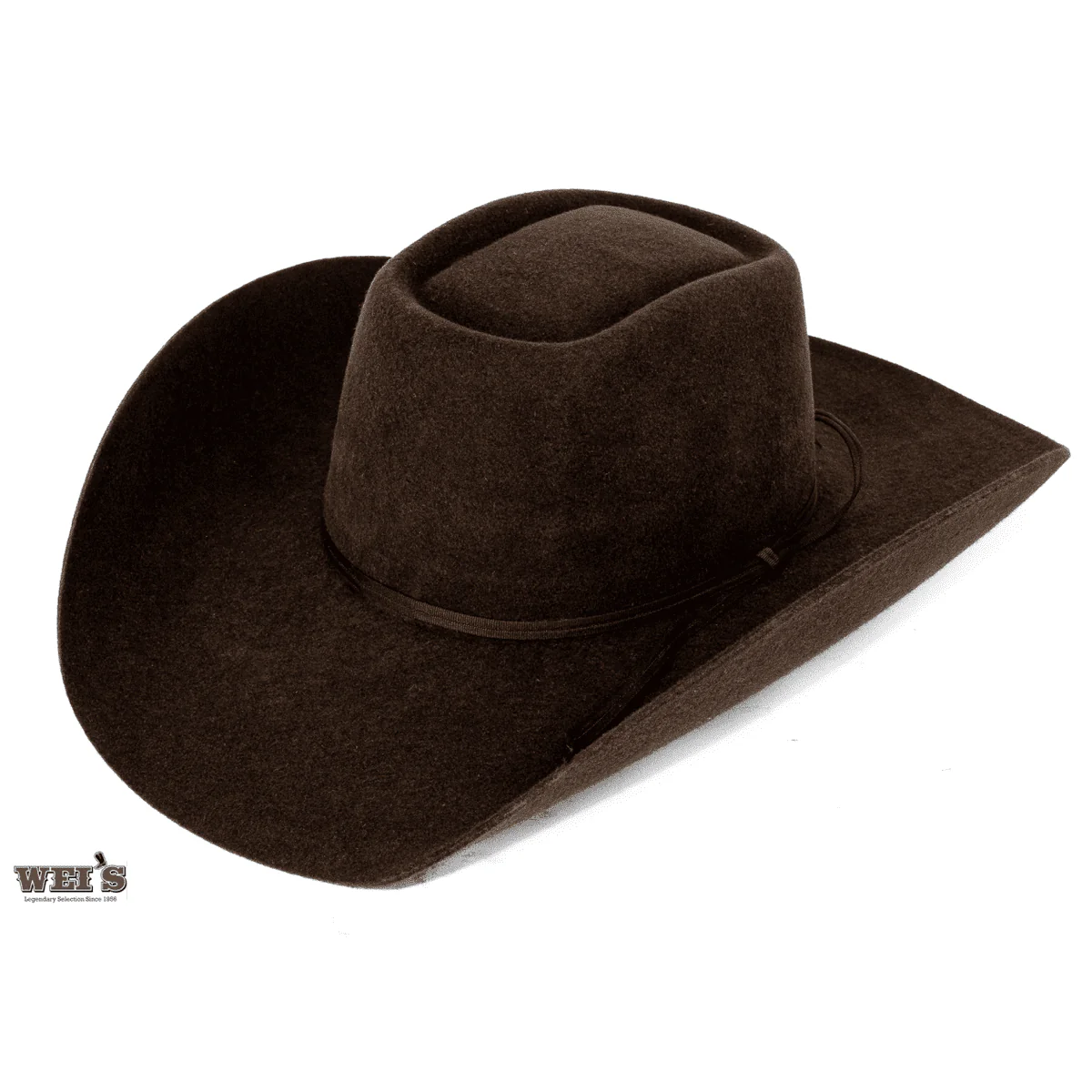 Master Hatters of Texas 3X Gunnison Brick Crown, Pro Rodeo Brim