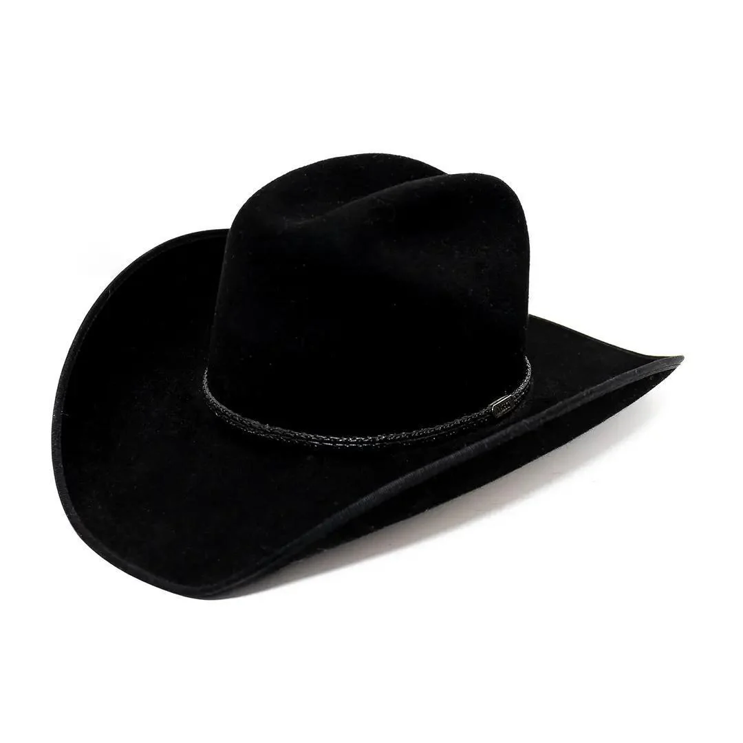 Master Hatters Of Texas Midnight Cowboy Hat 3X Wool - Image 3