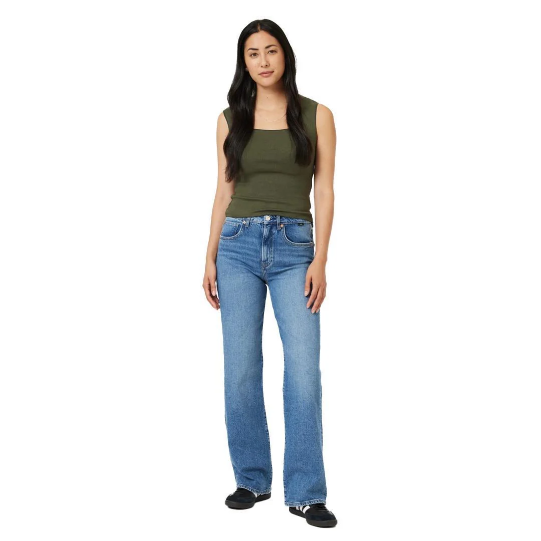 Mavi Women's Victoria High Rise Wide Leg Jean