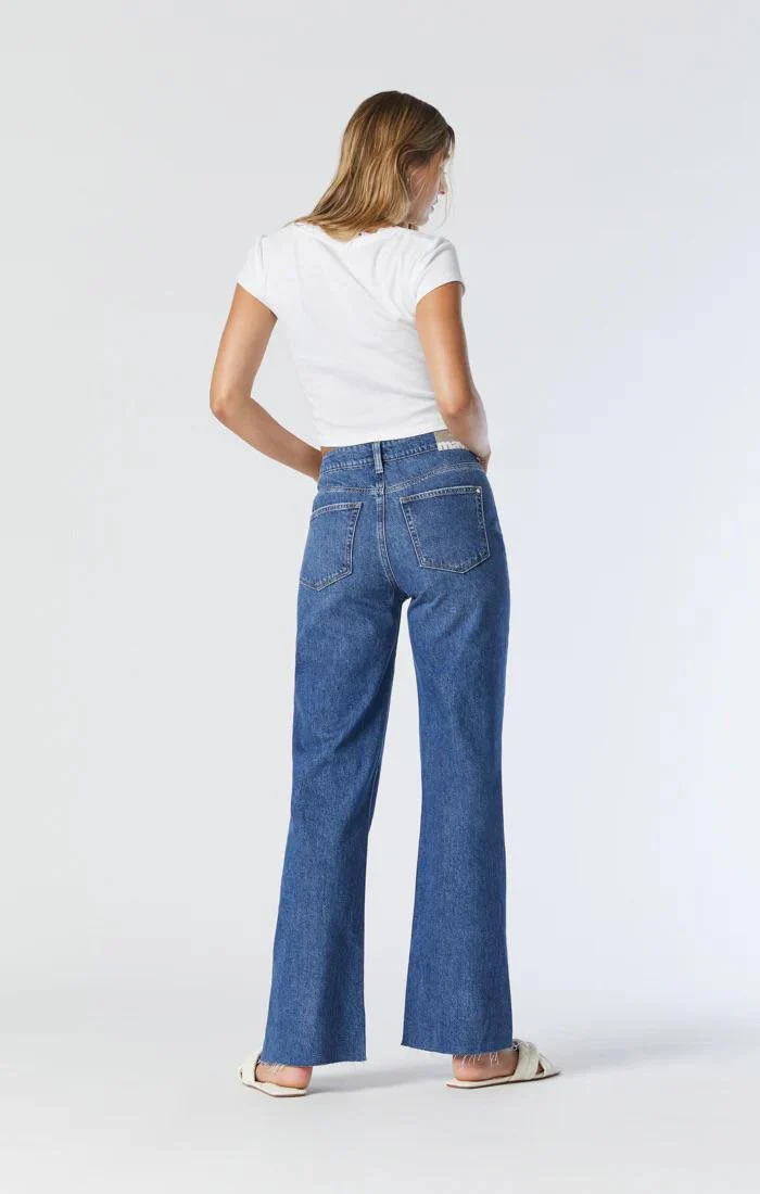 Mavi Women's Victoria High Rise Wide Leg Jean - Image 5