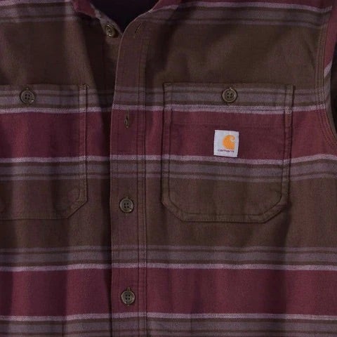 Carhartt Men’s Shirt Midweight Relaxed Fit Flannel Fleece Lined - Image 2