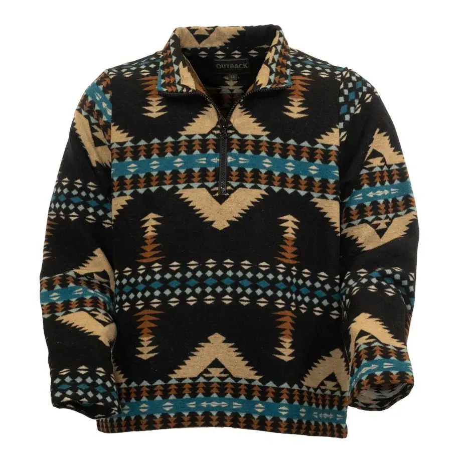 Outback Trading Co. Men’s Henley Quarter Zip Sweater