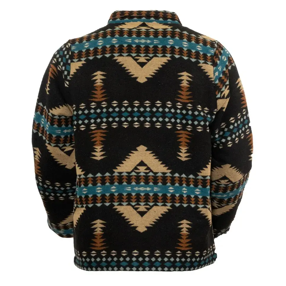 Outback Trading Co. Men’s Henley Quarter Zip Sweater - Image 3