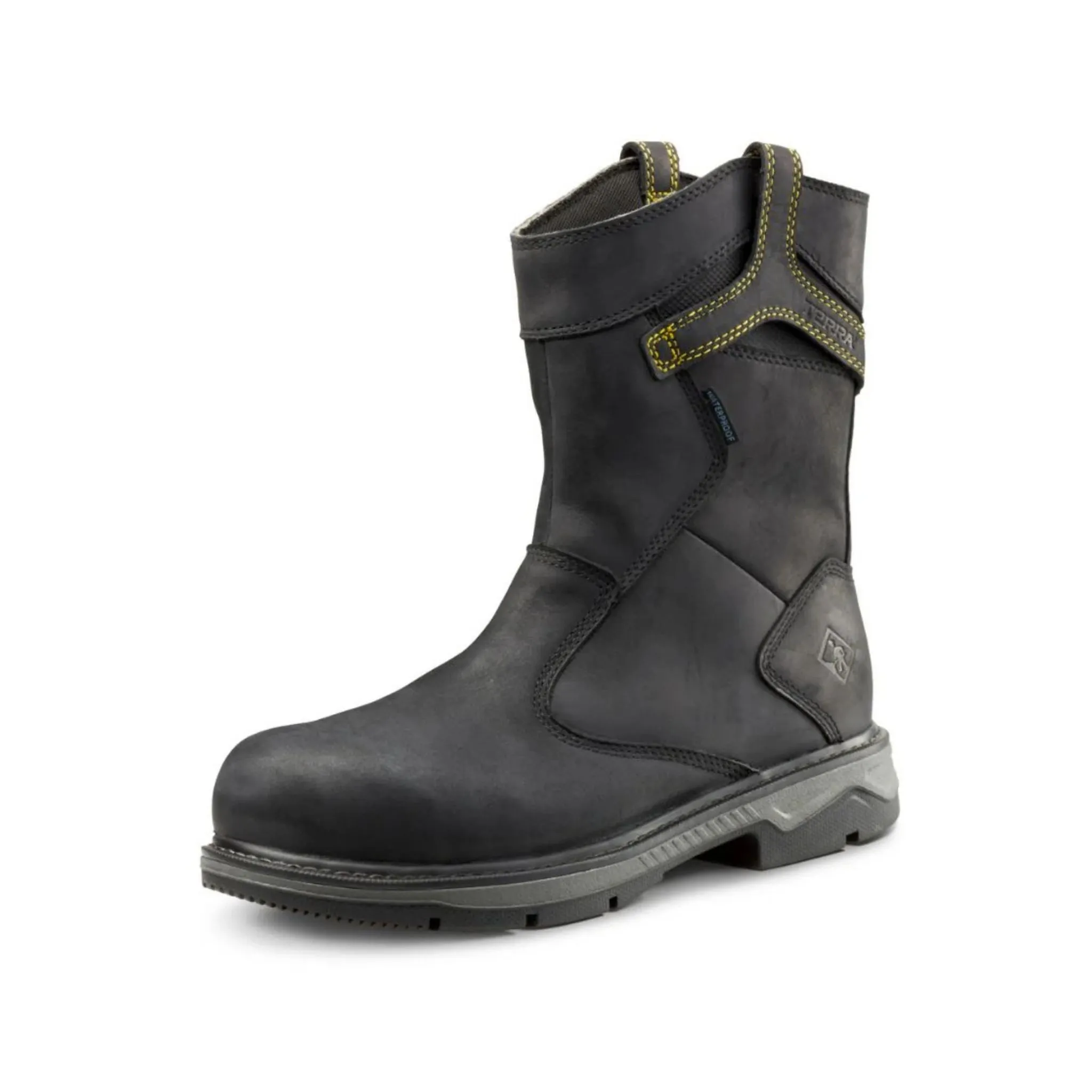 Terra Men's Patton Wellington Waterproof Aluminum Toe Pull-On Safety Work Boot - Image 3