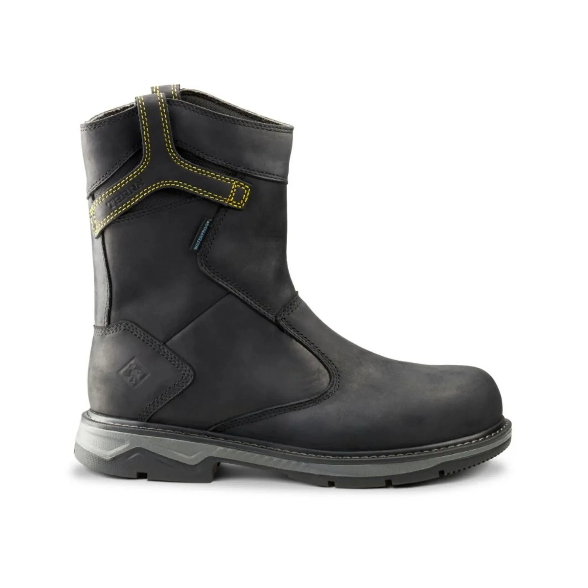 Terra Men's Patton Wellington Waterproof Aluminum Toe Pull-On Safety Work Boot - Image 4