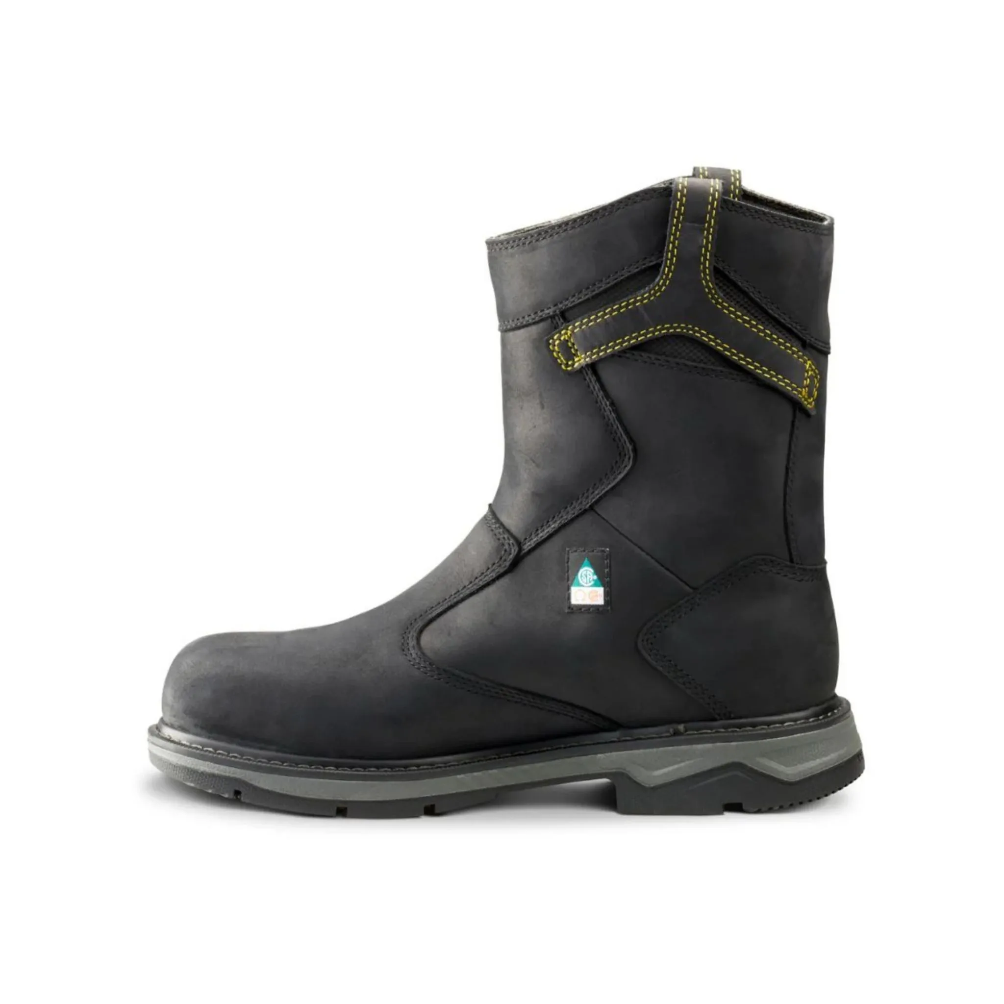 Terra Men's Patton Wellington Waterproof Aluminum Toe Pull-On Safety Work Boot - Image 5