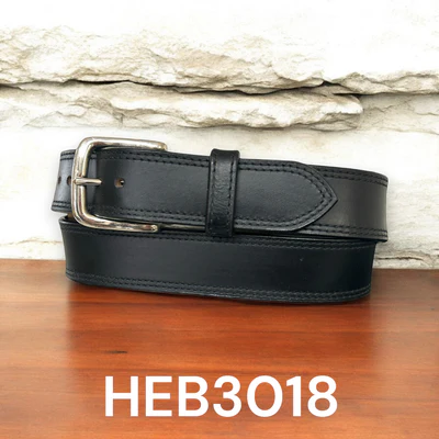 Men's Circle SH Leather Belt - Image 4
