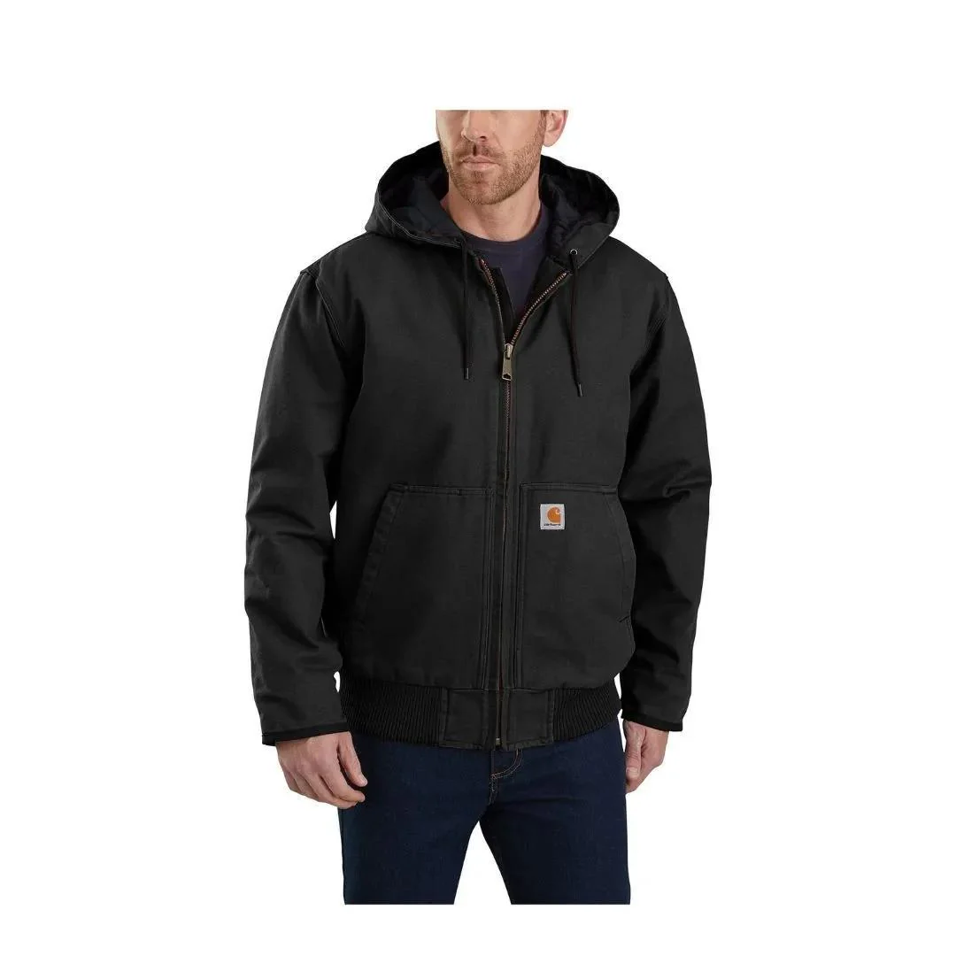 Carhartt Men's Quilt-Lined Washed Duck Insulated Active Jacket - Image 25