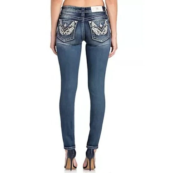 Miss Me Women’s Jeans Mid-Rise Skinny Hailey