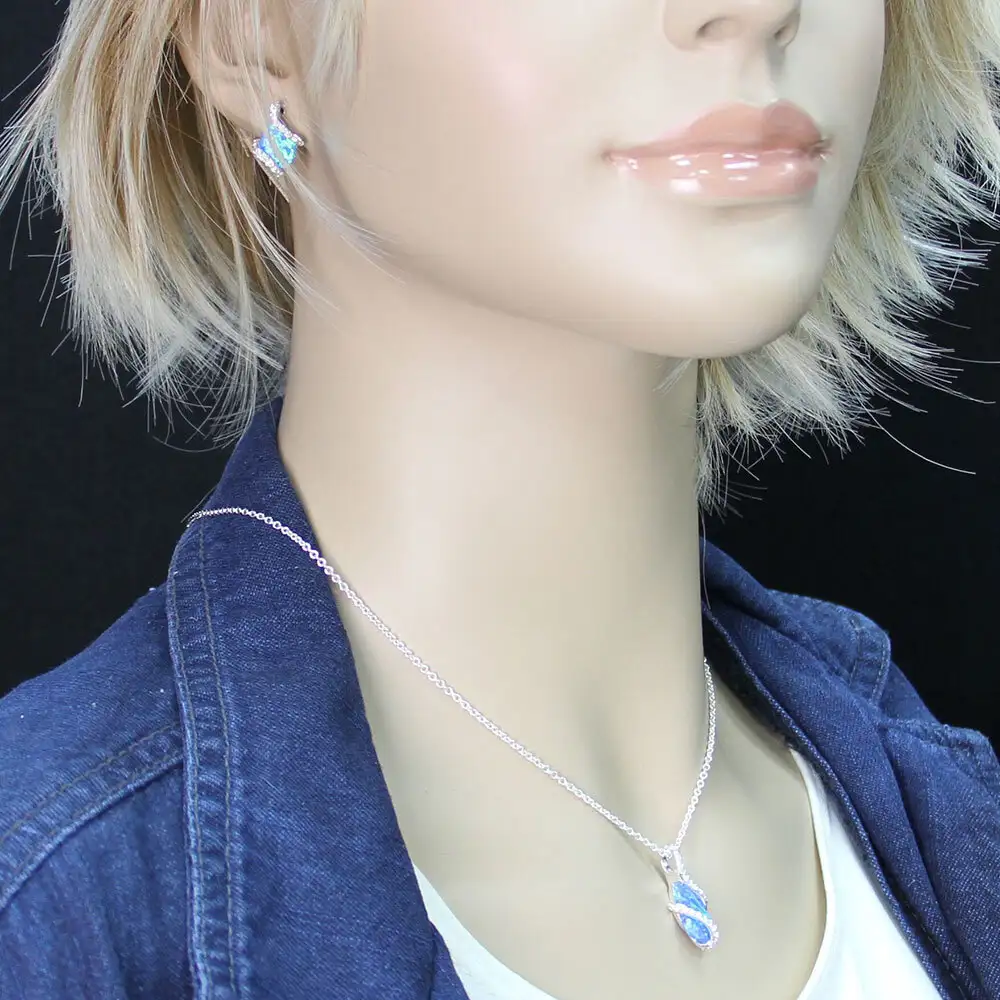 Montana Silversmiths River Lights Twin Paths Jewelry Set - Image 2