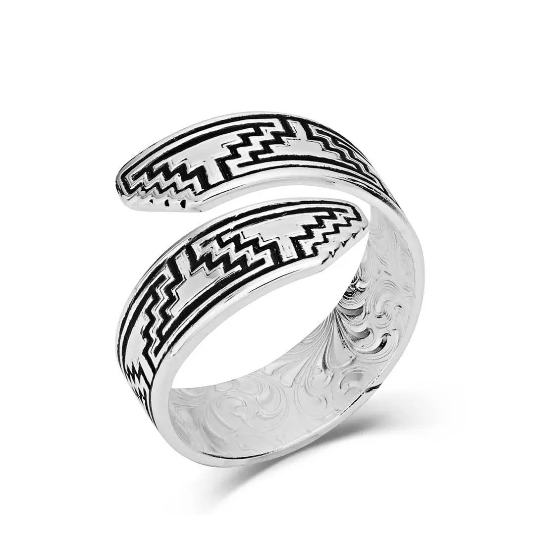 Montana Silversmiths Southwestern Escape Wrap Ring