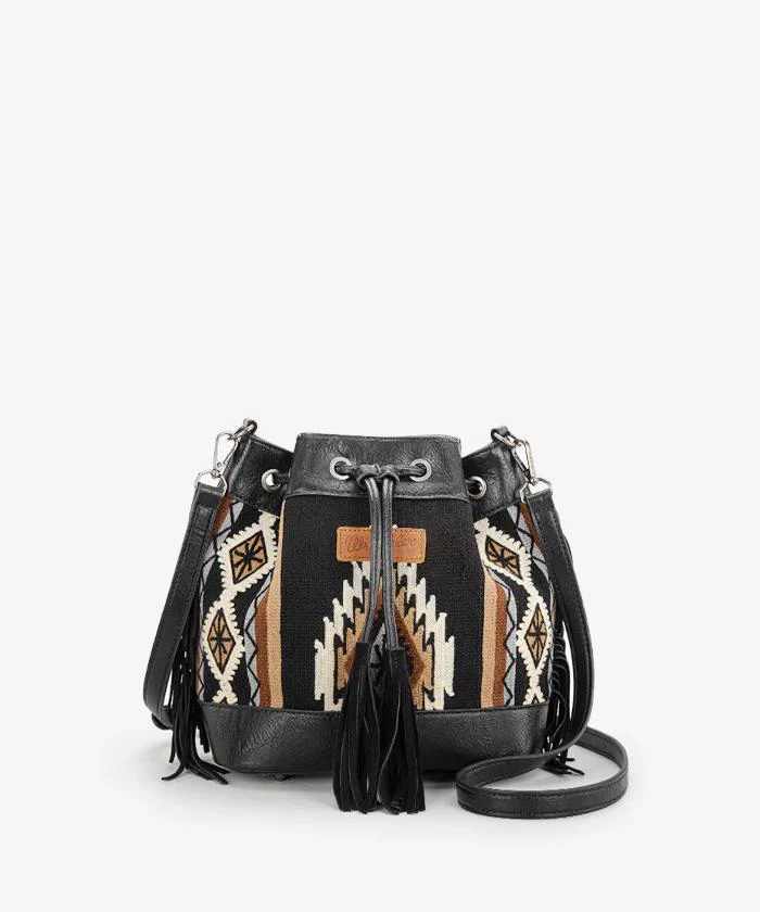 Montana West Aztec Knitted Bucket Bag