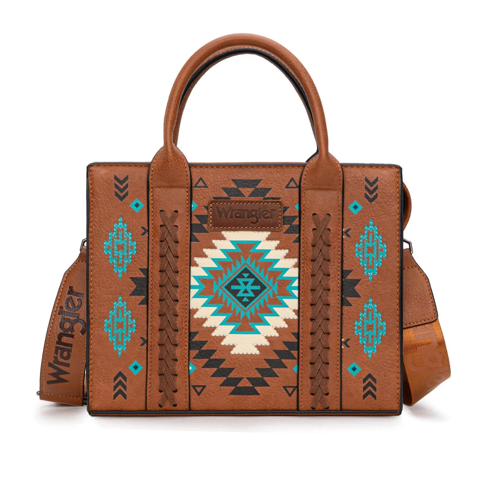 Montana West Wrangler Aztec Pattern Print -Tote/Crossbody - Image 4