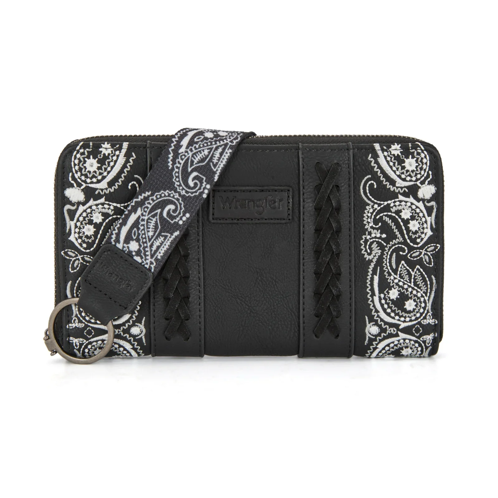 Montana West Wrangler Bandana Paisley Print Wallet
