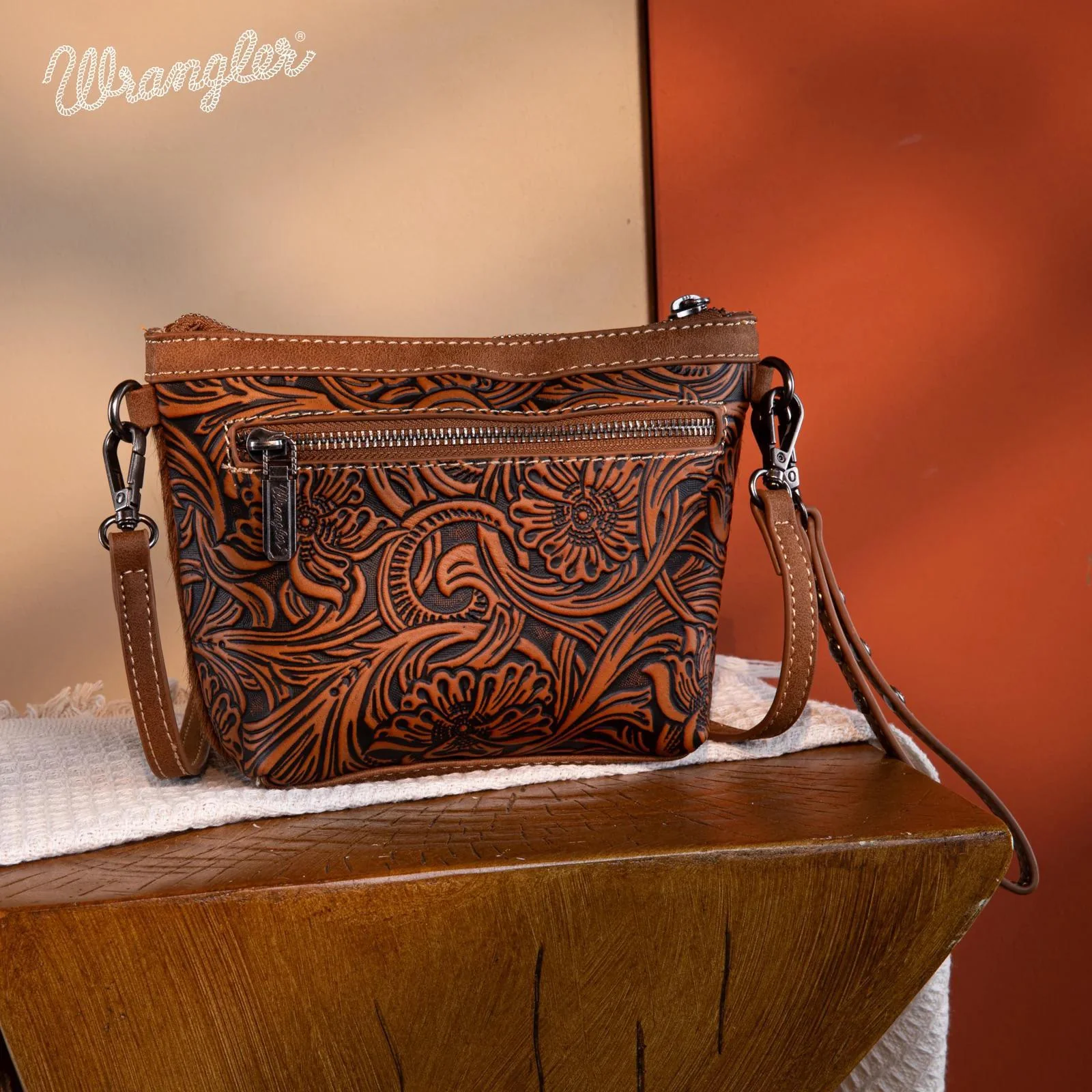 Montana West Wrangler Genuine Hair-On Cowhide Crossbody - Image 2