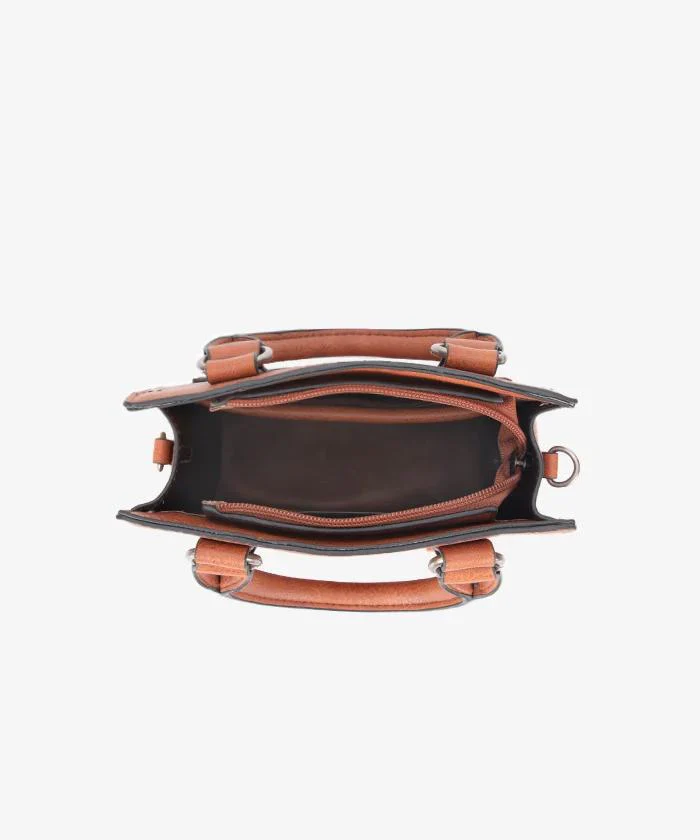 Montana West Wrangler Leather Tassels Crossbody Bag - Image 3