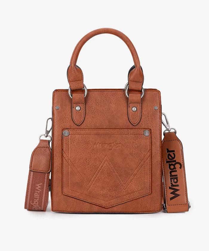 Montana West Wrangler Leather Tassels Crossbody Bag - Image 4